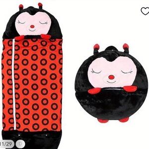 Ladybug HappyNapper plush sleeping bag